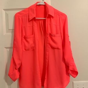 Express Button Down Blouse